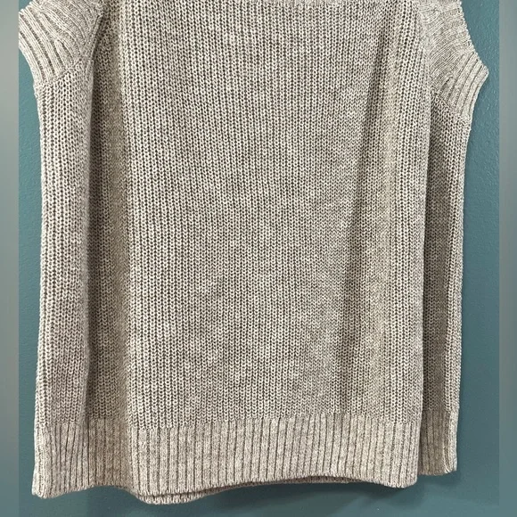 Tommy Bahama Sanibel Linen Sweater Tank Top Size L Natural Tan - Picture 7 of 7